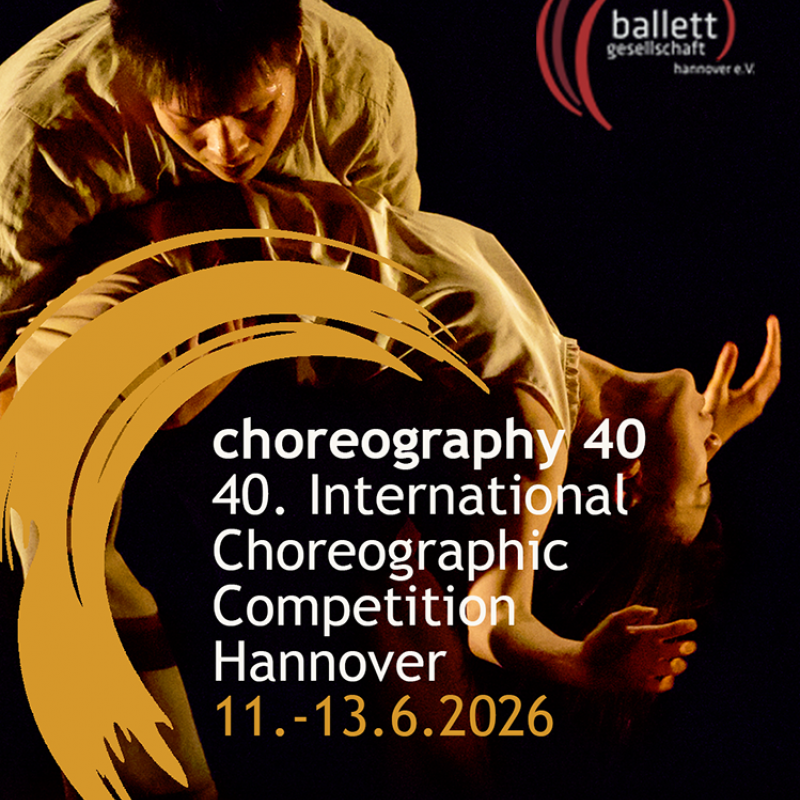 Plakat 40. Choreographie Wettbewerb Hannover 2026